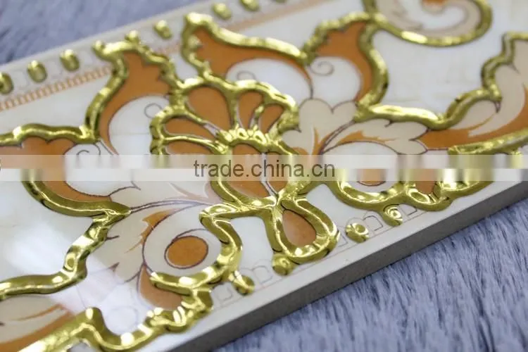 gilding listello ceramic pencil border tiles