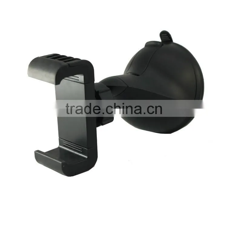 Lazy man windsheild mount holder rotating function clip design sucker cup phone stand