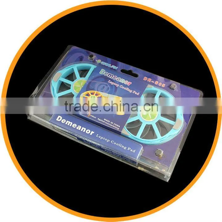 Laptop Notebook Cooling Cooler Pad USB Fan with LED Light from dailyetech