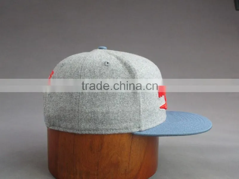Customer high quality 6- panel snapback hat with 3D Embroidered Patch