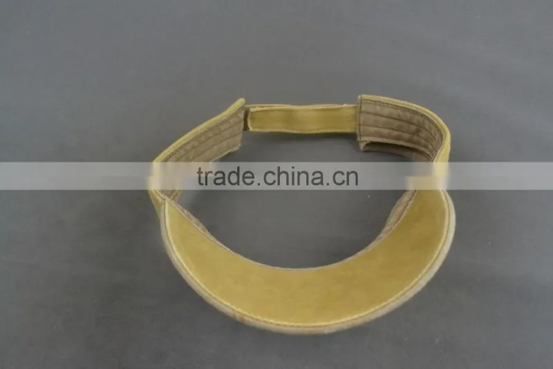 Normal dyed twill washed sun visor cap