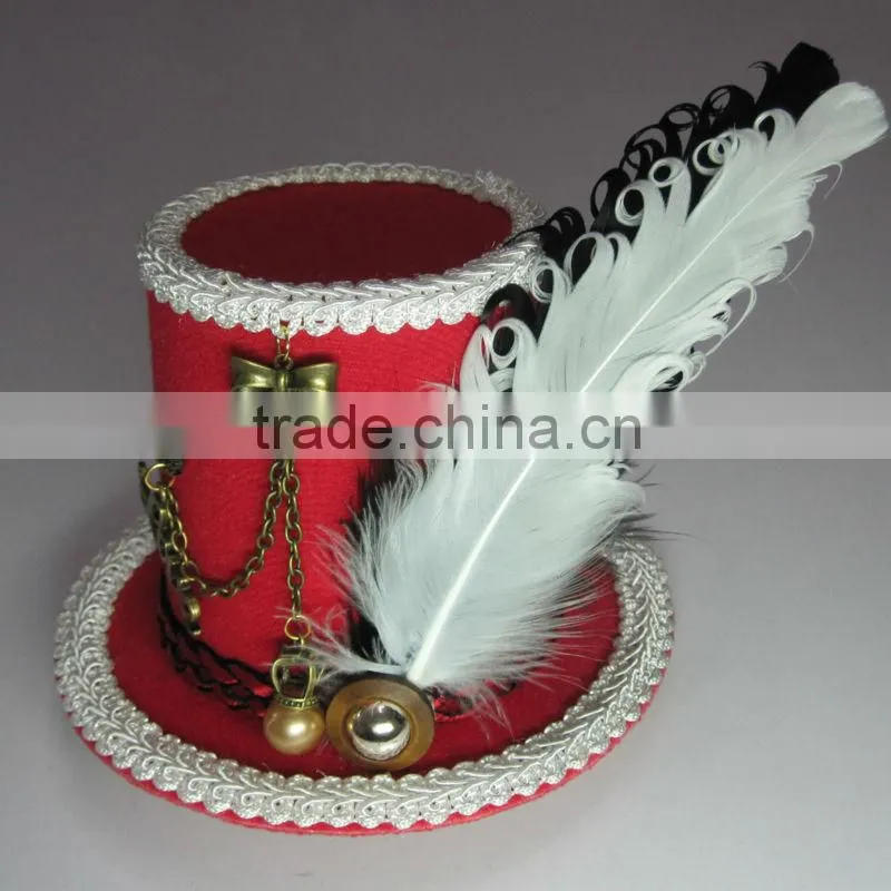 MYLOVE red fashion cheap top hats gothic style MLGM006