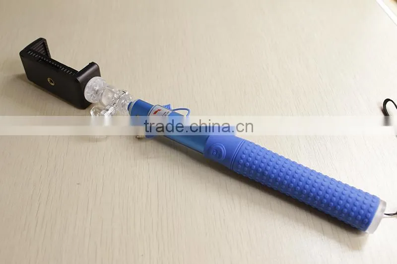 2015 New Product Monopod Selfie Stick, Wired Selfie Stick, Cable Take Pole Selfie Stick Monopod
