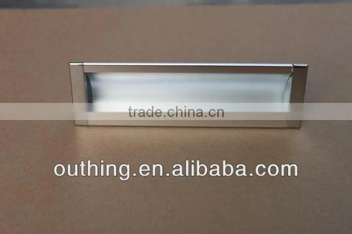 decorative metal recessed cabinet handle