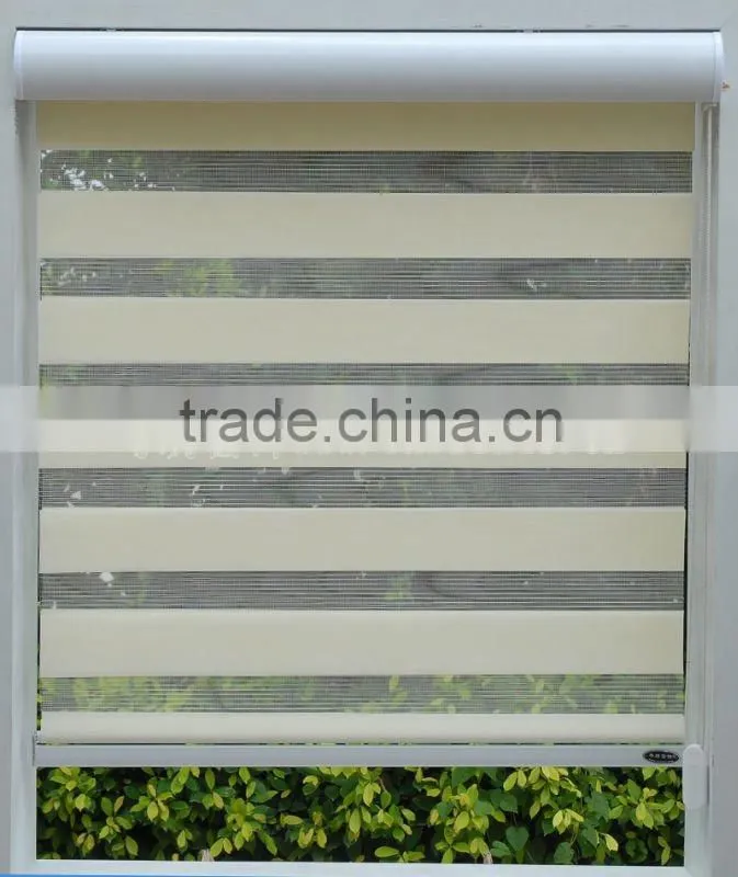 Double Layers Zebra Roller Sheer Blinds