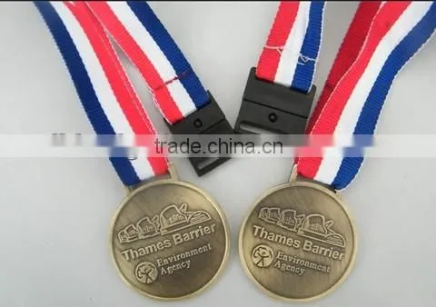 Brass Sports Event medal, Embossed Medal, vintage medal