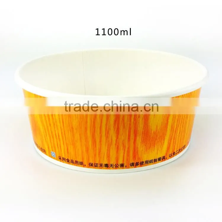 Wholesale noodle bowl disposable paper soup bowl