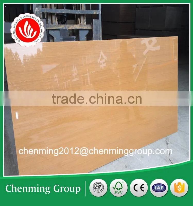 High Gloss Wood Grain UV Coated MDF Board