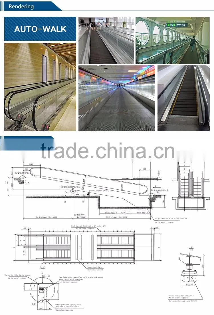long service time customized price outdoor escalator