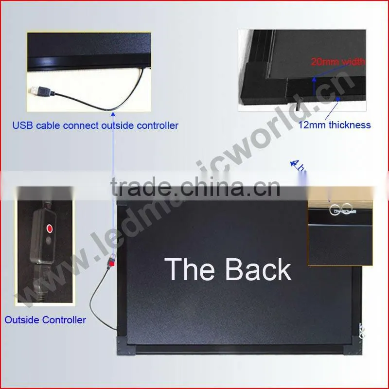 High Quality Sparkle Neon Marker Pen Chalk Board LED Writing Board