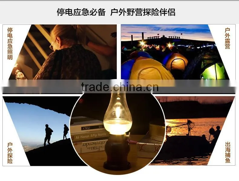 Retro blow dimmable led night light