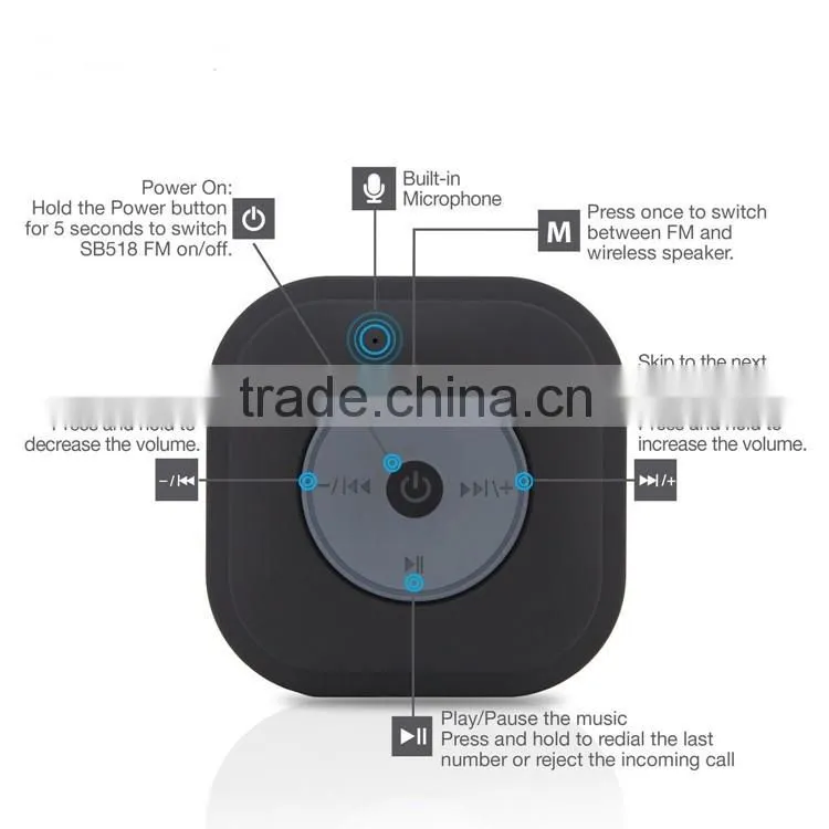 Consumer Electronics IPx4 Waterproof Bluetooth Portable Speakers