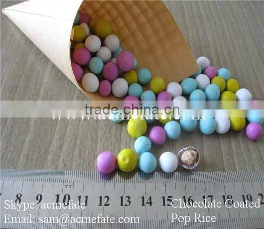 Halal/HACCP Wholesale Chocolate Coated Pop Rice