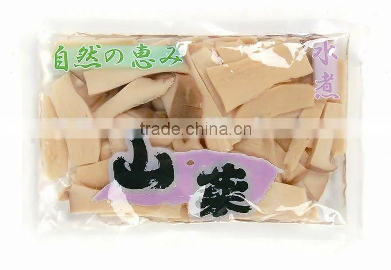 hot salted mustard tuber in platic bags
