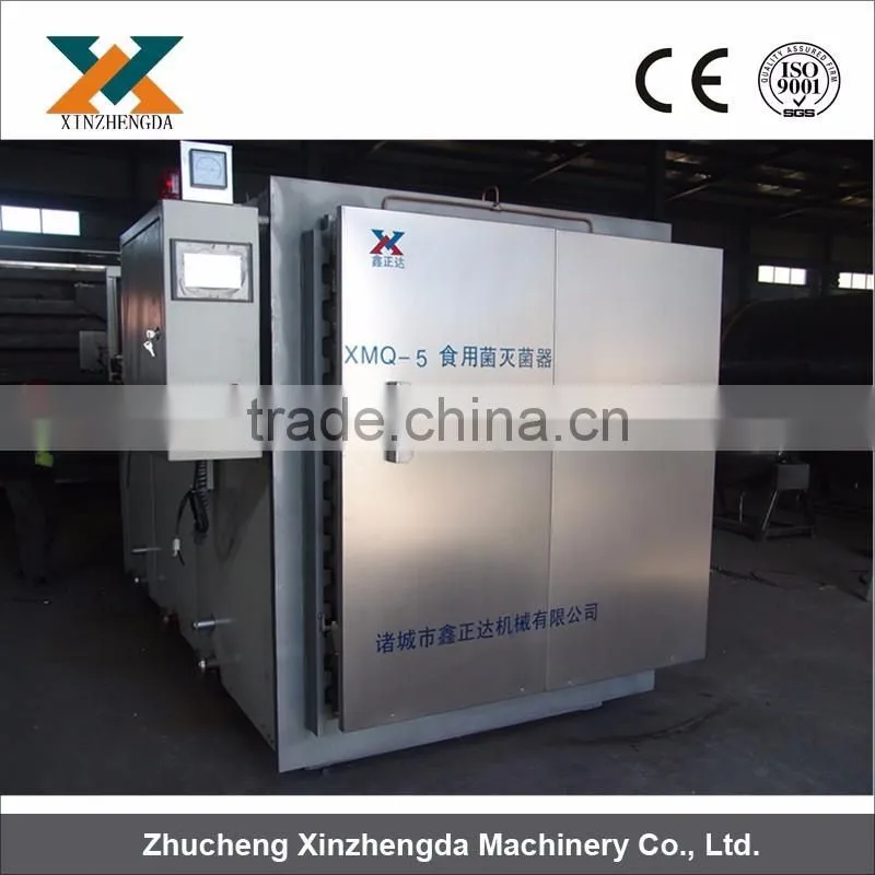 Boiler heating steam retort for mushroom factory sale