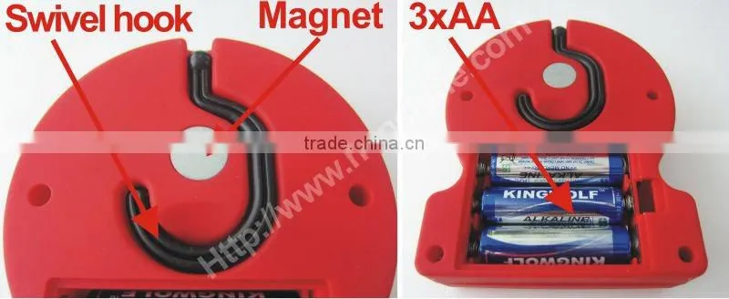 red roating ip68 cree led work light with 35+10led led work light