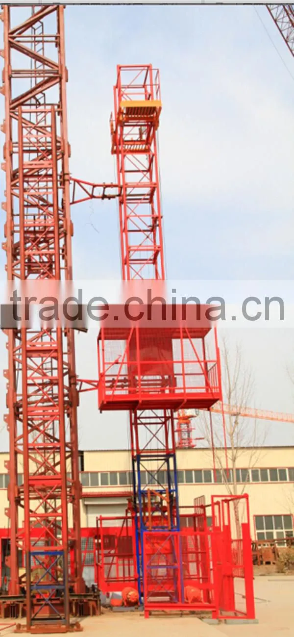 Safety SC100/100 Cargo Hoist, Construction elevator