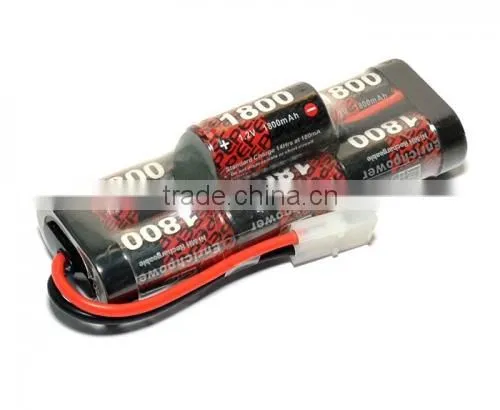 Airsoft gun battery 7.2V 5000mAh 10C rc nimh battery