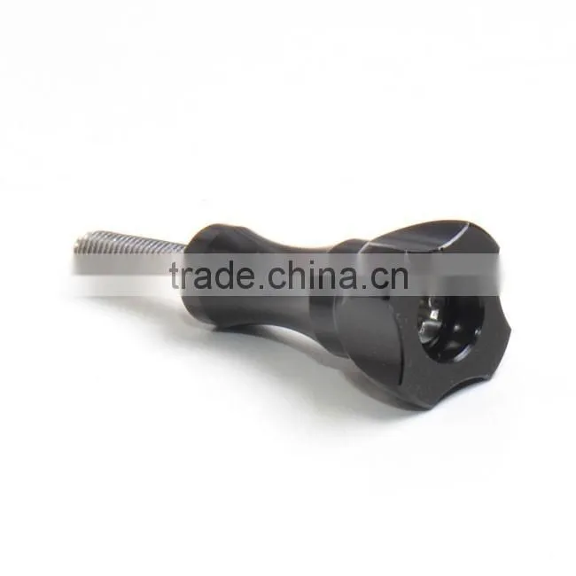 CNC machined Alu Long Thumb Knob Screw Bolt for Gopros