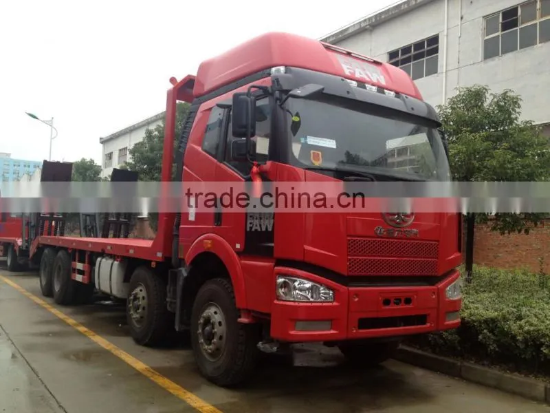 big carry excavator truck,FAW truck for transport excavator ,load sensor truck