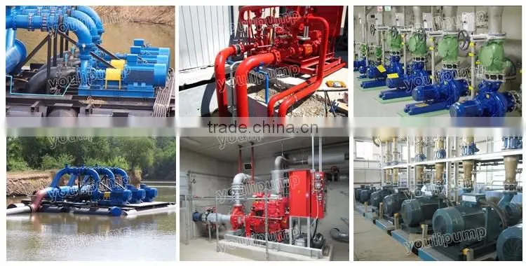 high flow rate end suction diesel engine driven pumps