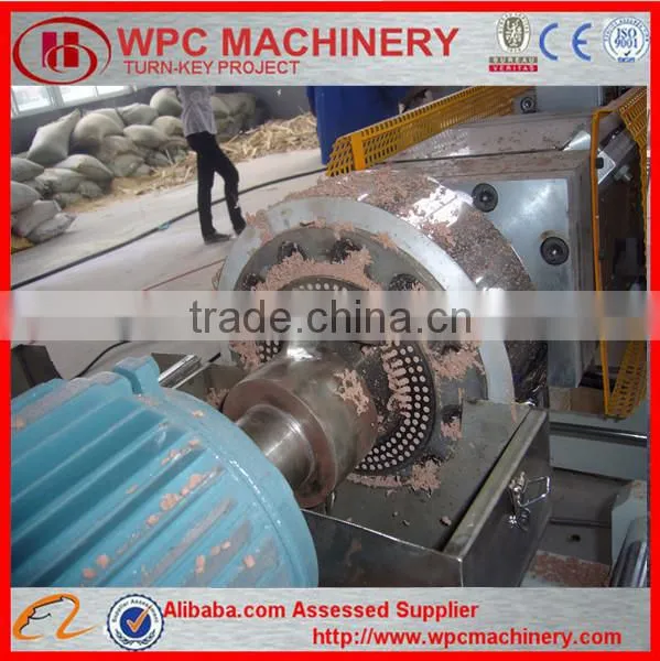 Double screw WPC PE granulating machine line