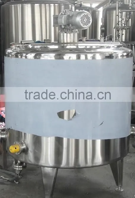 Stainless steel milk cooling tank yogurt fermantion tank