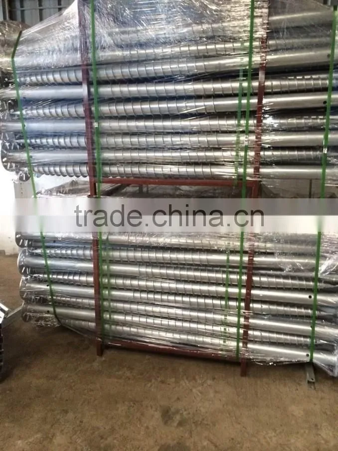 high quality hot dipped galvanized ground screw