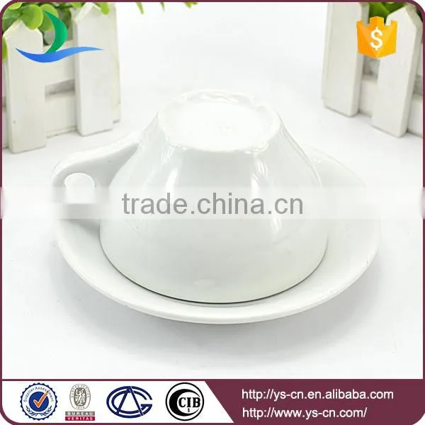 2015 New arrive porcelain tea cup and saucer for hot sale