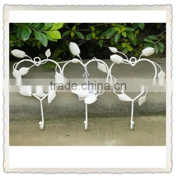 Newest wrought iron decorative hanging hook