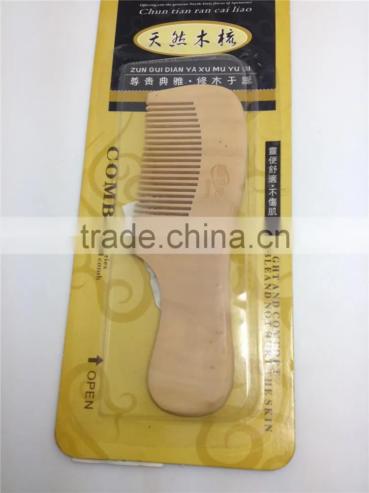 100%Nature Peach Wooden Combs