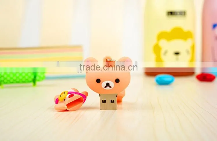 factory direct supply Creative U disk shell,OEM cartoon bear usb stick