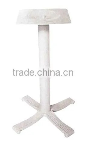 cafe coffee metal dining table base/ aluminum leisure table legs