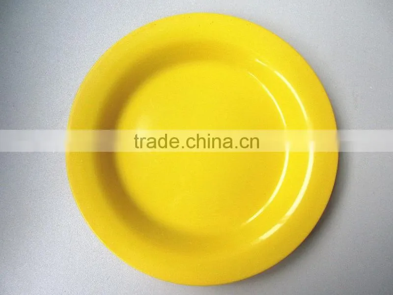 BPA free D24 Big round salad bowl christmas lastic plate