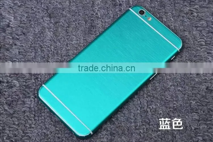 Metal color full body phone sticker screen protective film for iphone 6/plus