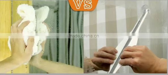 bath mirror wiper/mirror brush/ strong chuck wiper