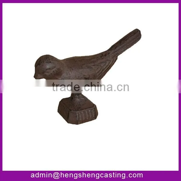 Garden cast iron dog statues