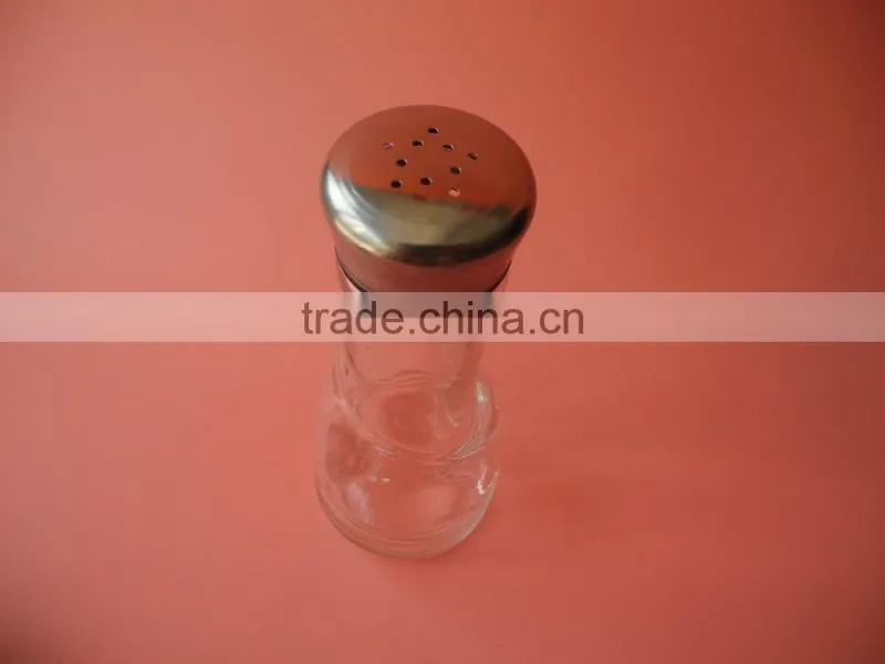 useful kitchen edible oil spice glass bottle with plastic cap spout lid
