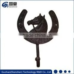 2017 New Lucky horseshoe keyring decorations craft horseshoes keychain