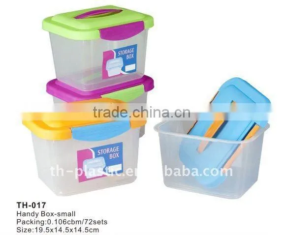 plastic rectangular handy box