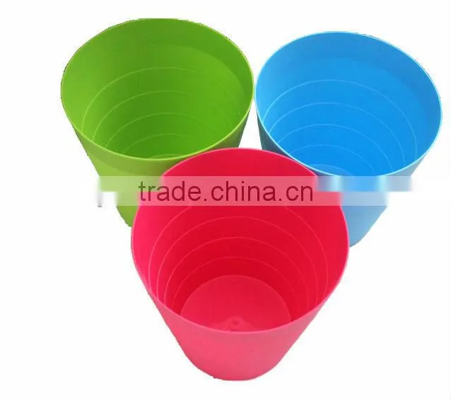 0270 PP frosted round dustbin