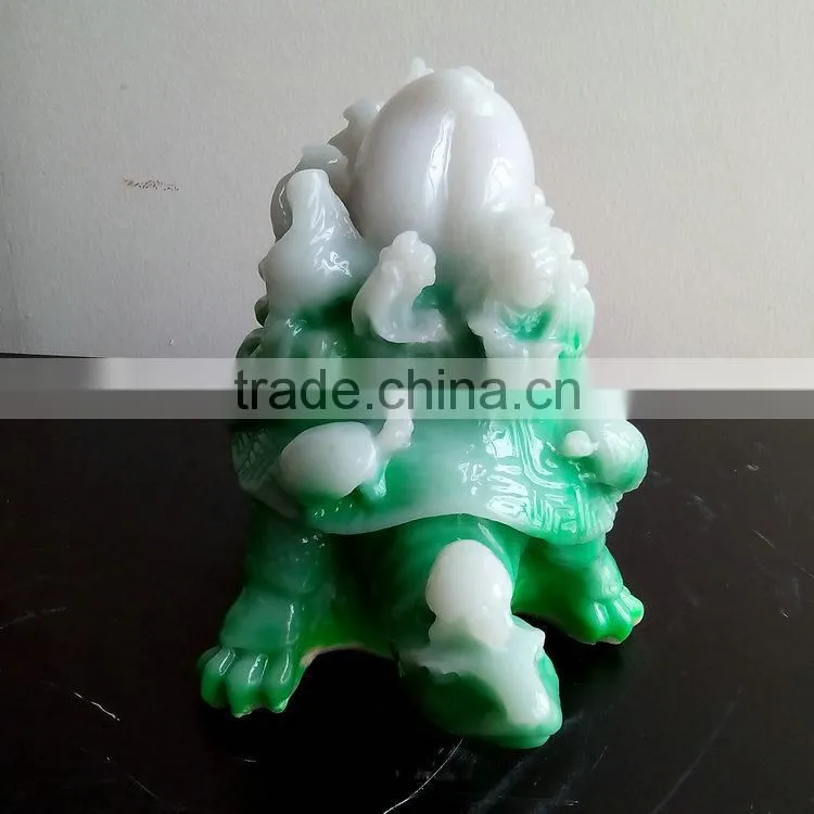 Resin tortoise figure