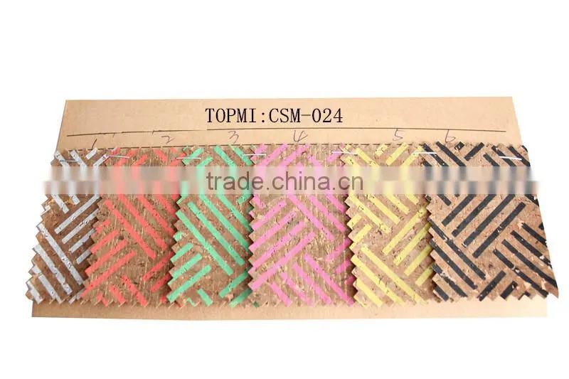 popular cork leather raw material for shoe heel