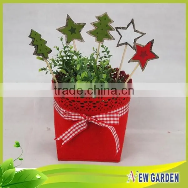 Custom Hight Quality Delicate Decorative Flower Stick for Planter
