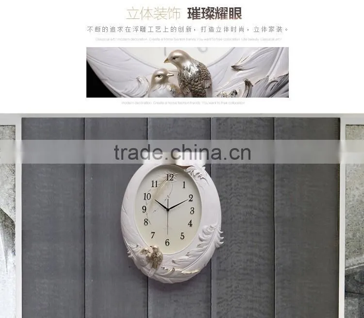 M18A Momoda Creative modern fancy elegant 3D flower wall clock quiet quartz home decoration large wall table clock set