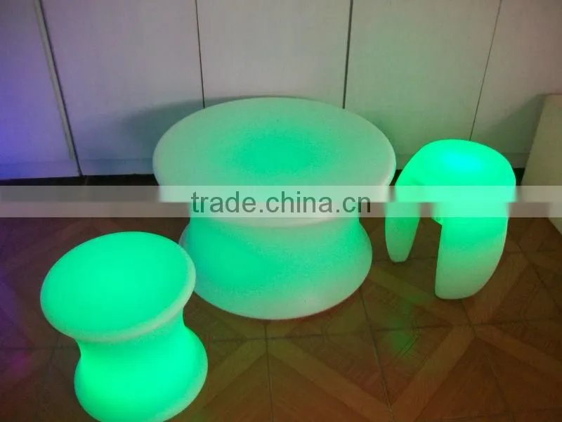 outdoor led illuminated garden table