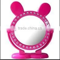 Round Table Cosmetic Mirror with two sides
