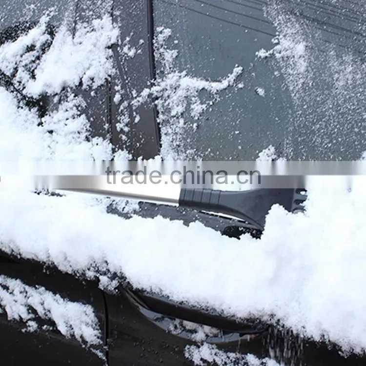 Best quality aluminum car Ice Scraper with snow brush