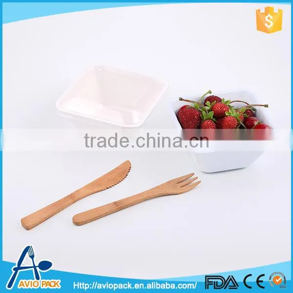 New products plastic melamine white korean rice bowl