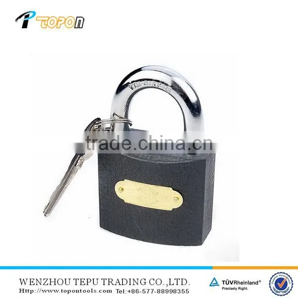 Thick type grey iron padlock